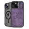Purple Damask Butterfly by Brigid Ashwood iPhone 14 Kickstand Case